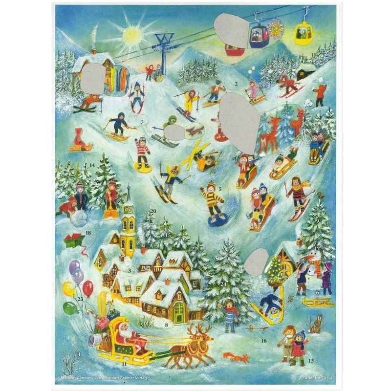 Advent calendar “Skiing Fun”