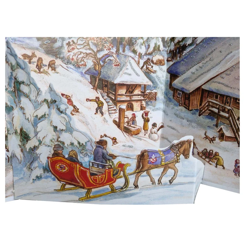 Panorama advent calendar “Christmas in the Alps”