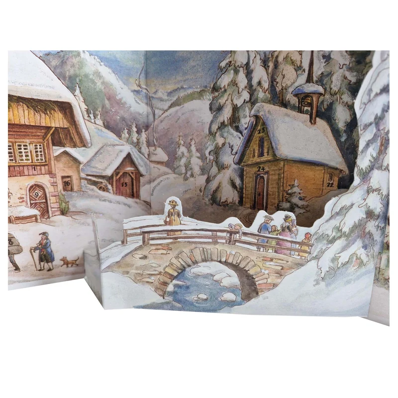 Panorama advent calendar “Christmas in the Alps”
