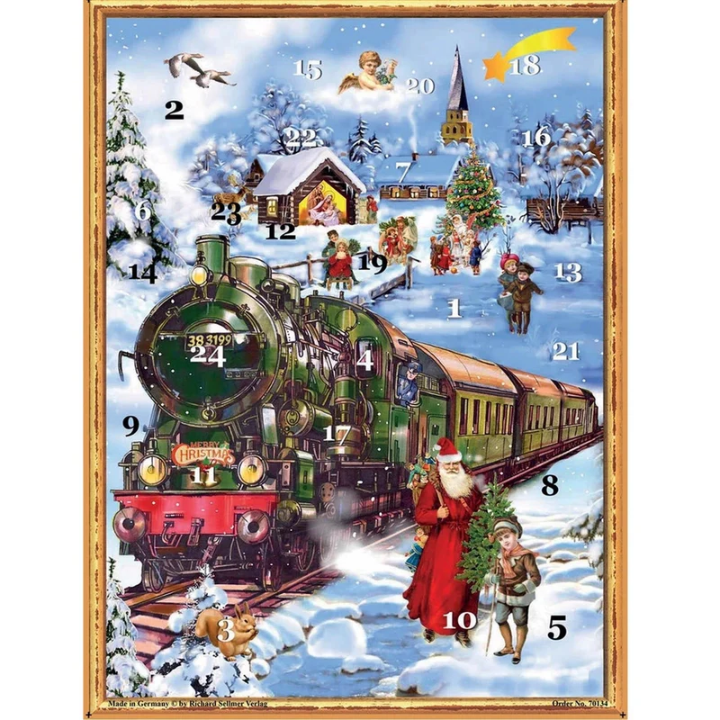 Advent calendar “Train in the Snow”