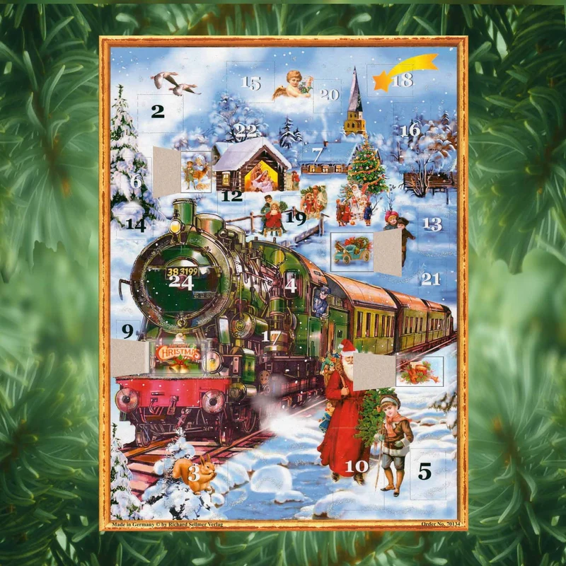 Advent calendar “Train in the Snow”