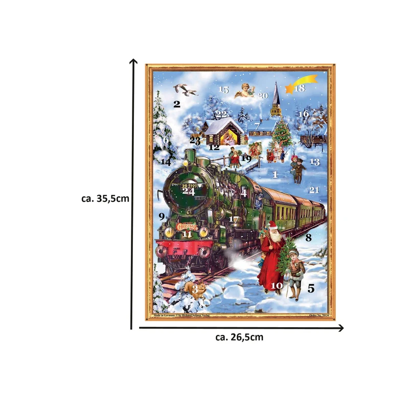 Advent calendar “Train in the Snow”
