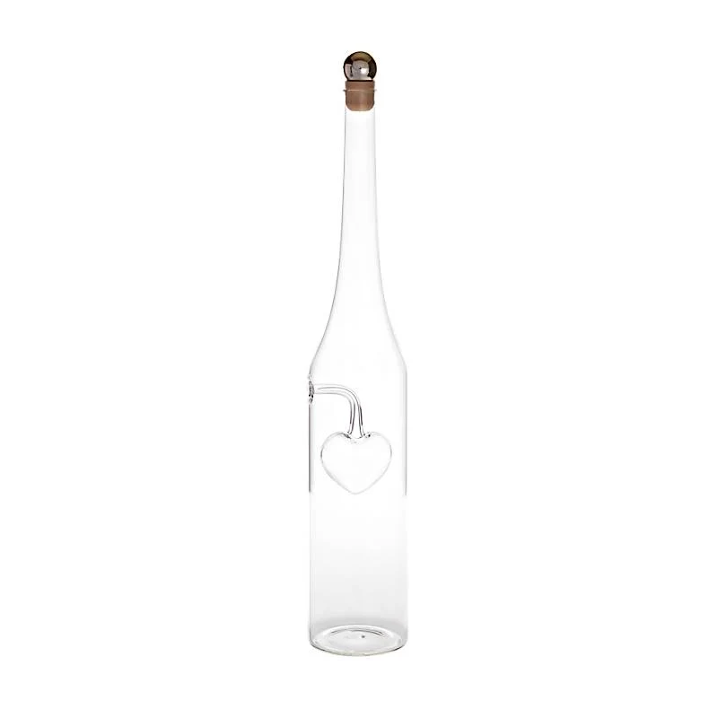 Geschenkflasche Glasherz Präsent 400ml