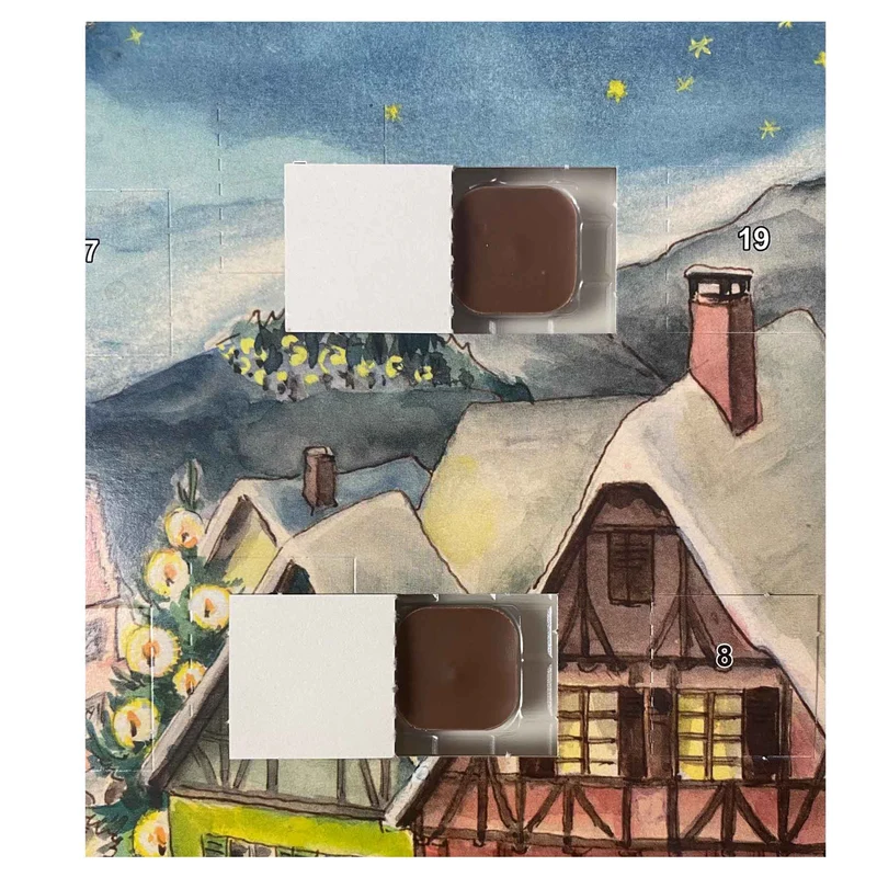 Chocolate Advent calendar “Snow-Covered Village”