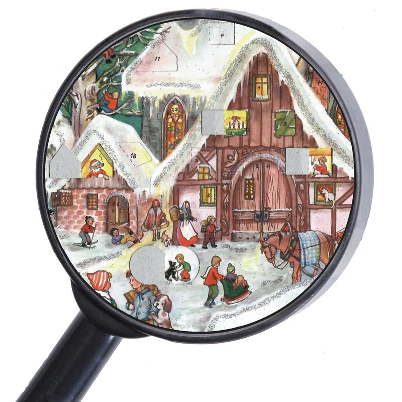 A4 Advent calendar “Wintertime Hustle and Bustle”
