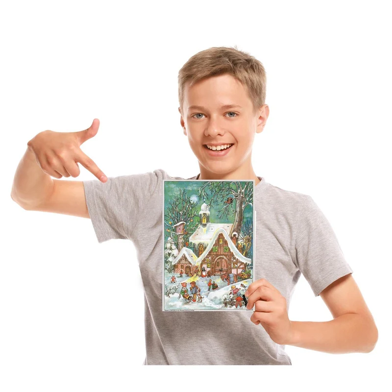 A4 Advent calendar “Wintertime Hustle and Bustle”