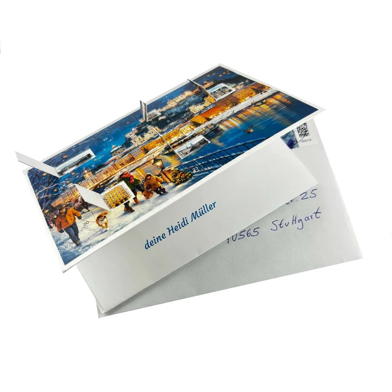 Postcard advent calendar “Salzburg”