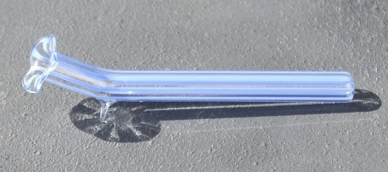 Liegeväschen mit Farbstreifen Glas 10cm