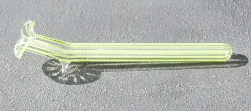 Liegeväschen mit Farbstreifen Glas 10cm