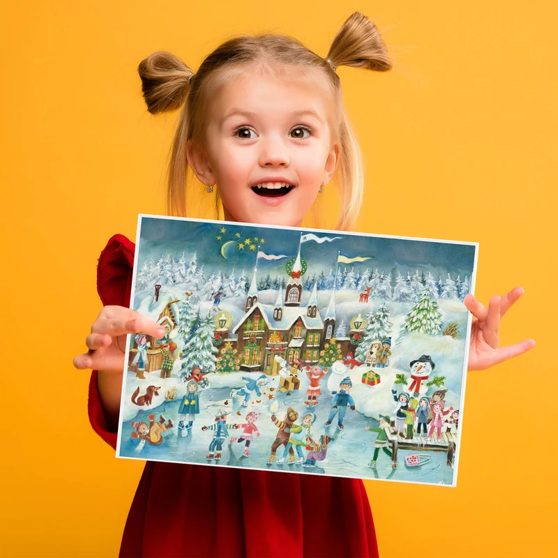 Advent calendar “Skating Fun at the Palace”