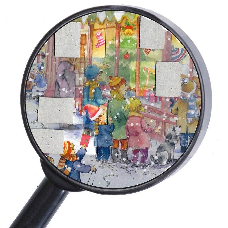 Large Advent calendar “At the Toy Shop”
