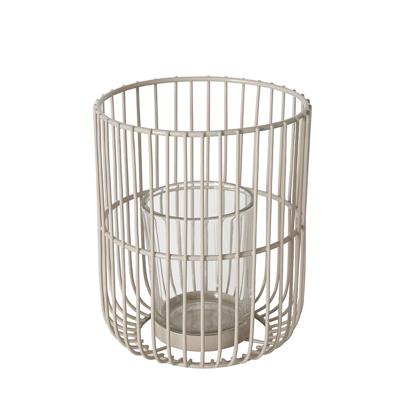 Windlicht Alvar Beige