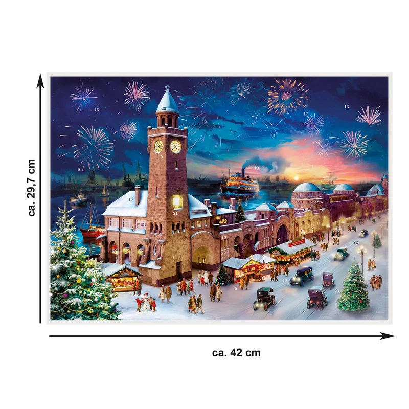 Advent calendar “Hamburg Landungsbrücken”
