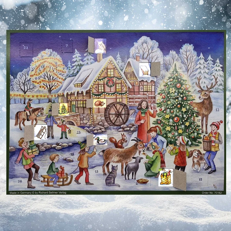 Advent calendar “Christmas Mill House”