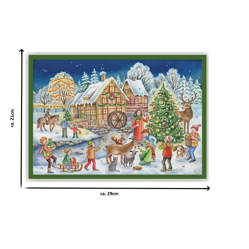 Advent calendar “Christmas Mill House”