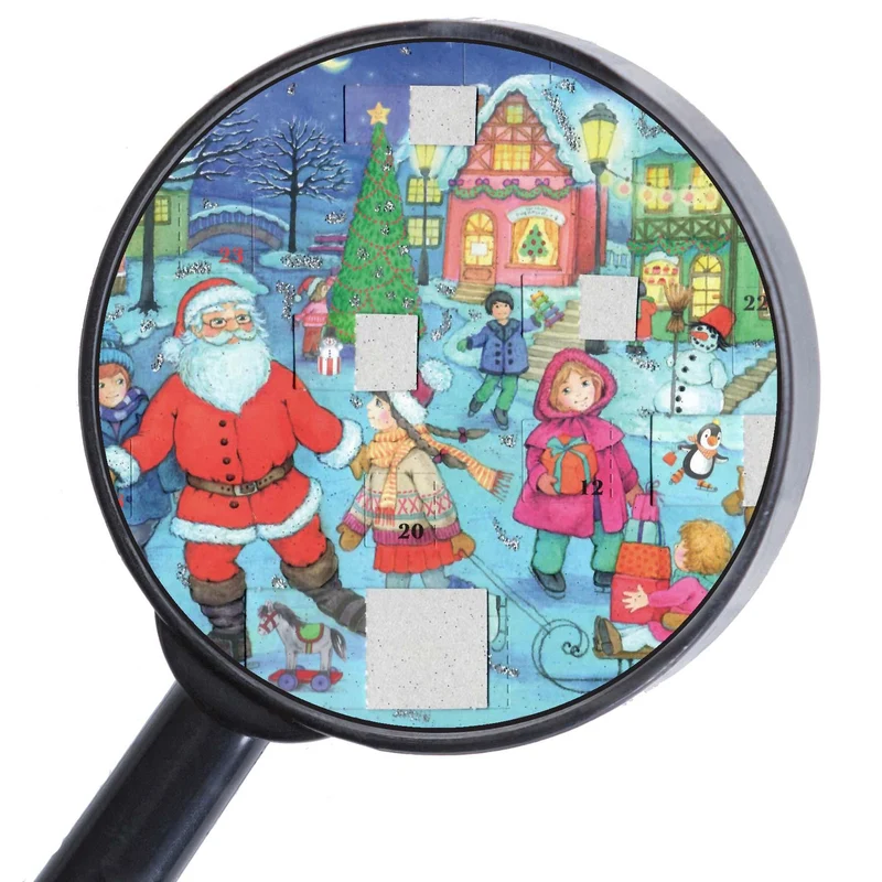 A4 Advent calendar “Ice Skating with Santa Claus”