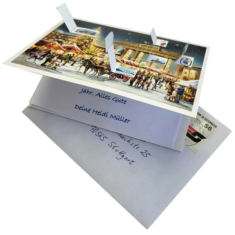 Postcard Advent calendar “Berlin”