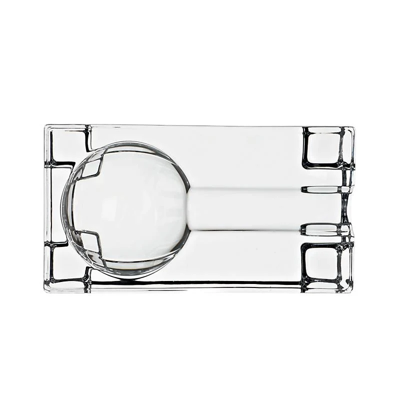 Zigarrenascher Casablanca 13x7cm, Transparent, aus Bleikristall
