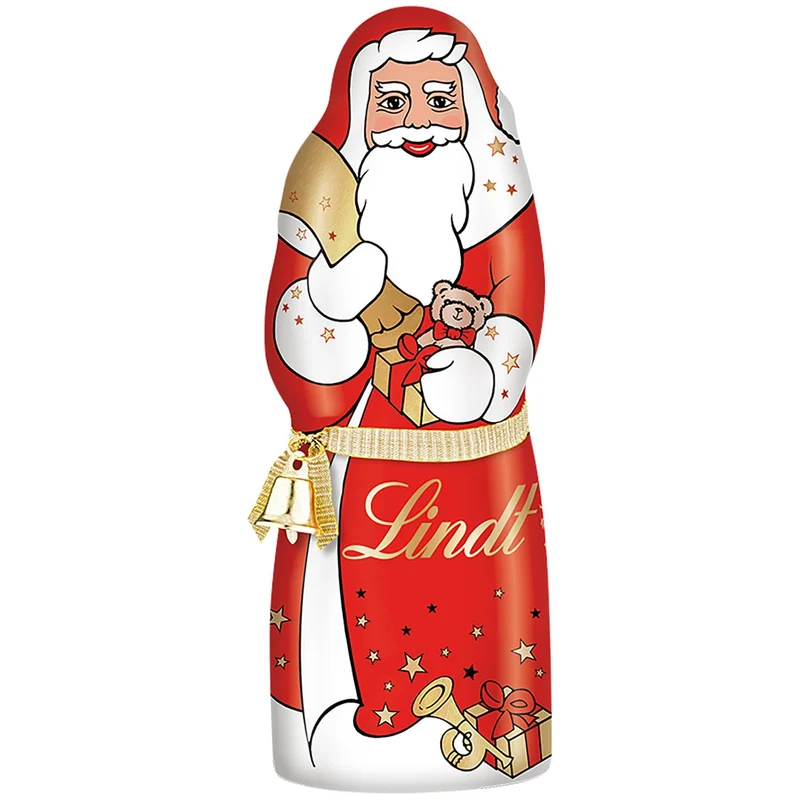 Lindt Weihnachtsmänner aus Alpenvollmilch – 45er Großpackung (45 × 40g)