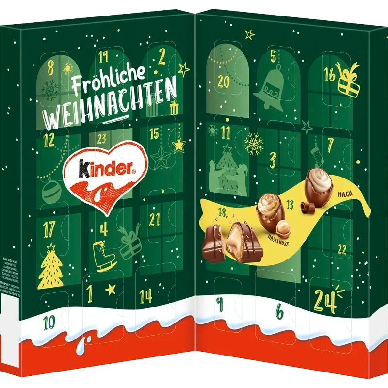 kinder Mix Tisch-Adventskalender 121g