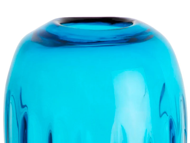 Glasvase Laguna 30cm blau