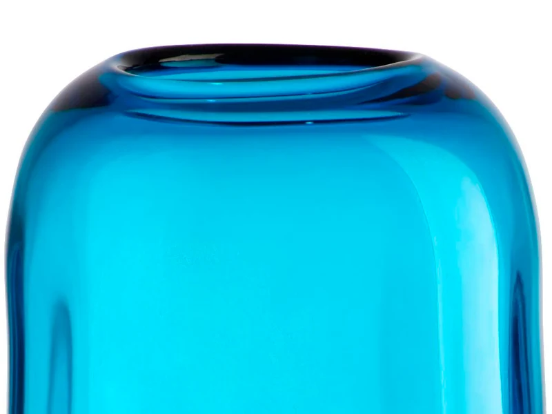 Glasvase Laguna 45cm blau