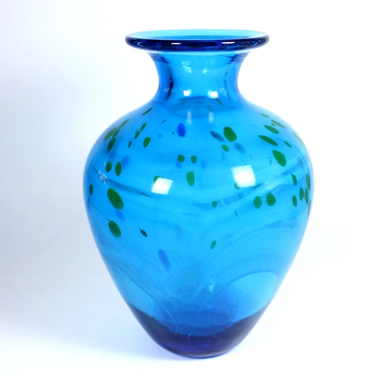 Glasvase Orient 27,5cm türkis