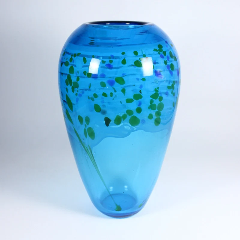Glasvase Orient 33cm türkis