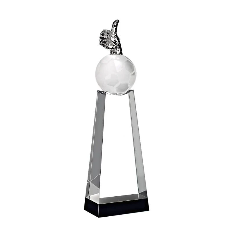 Fußballtrophäe Daumen hoch Pokal 23 cm