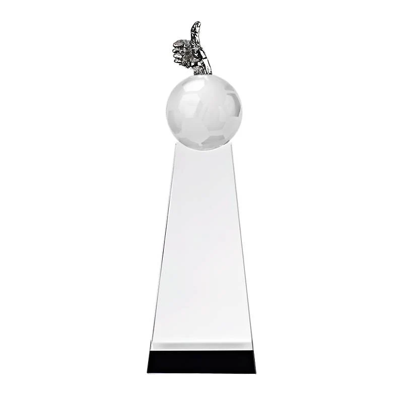 Fußballtrophäe Daumen hoch Pokal 26cm