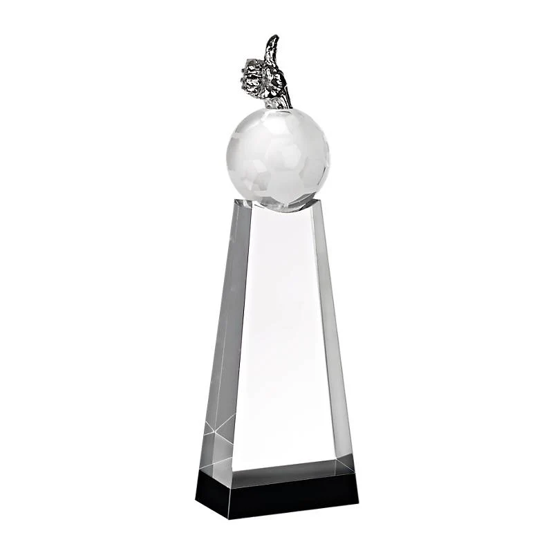 Fußballtrophäe Daumen hoch Pokal 26cm