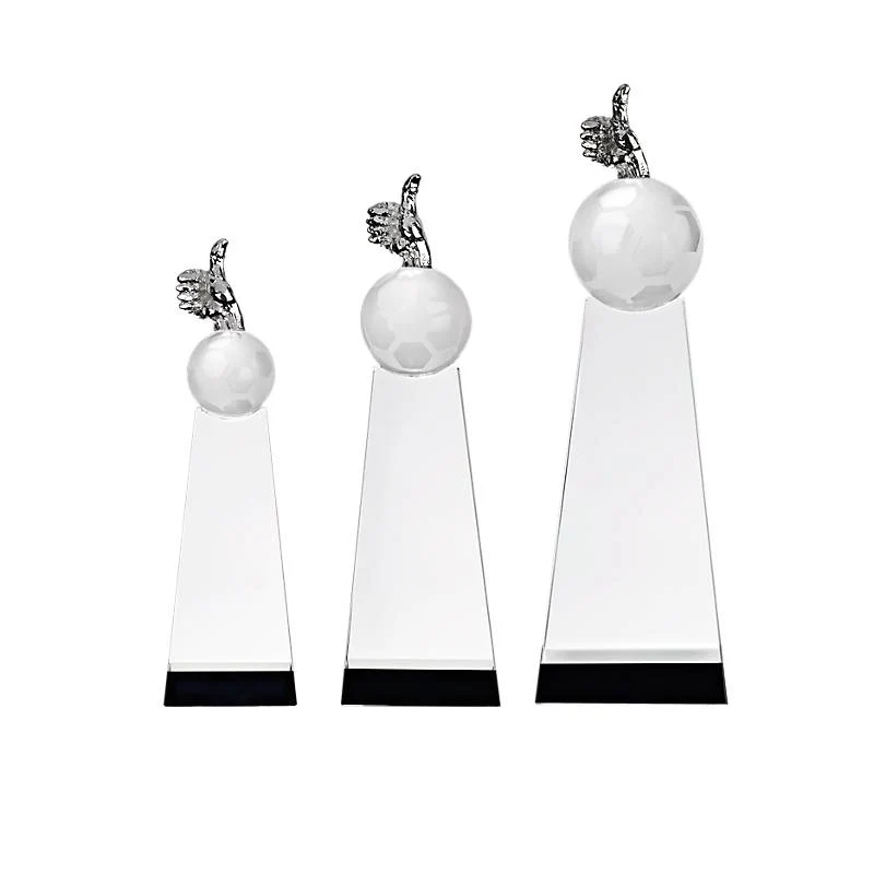 Fußballtrophäe Daumen hoch Pokal 26cm