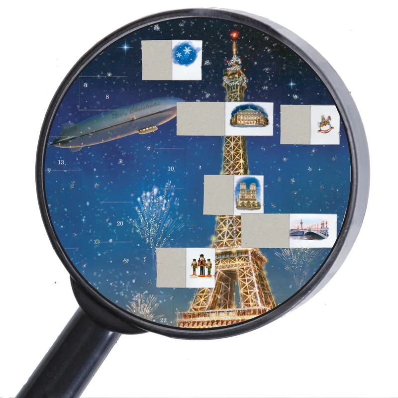 Advent Calendar "Paris Eiffel Tower"