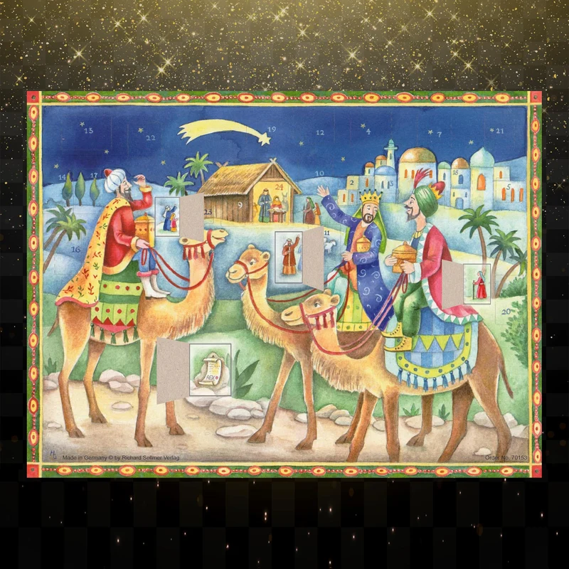 Advent calendar “The Three Wise Men Bring Gifts”
