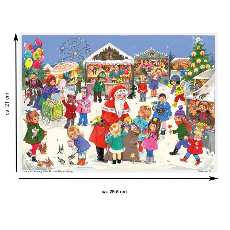 A4 Advent calendar “Christmas Fair”