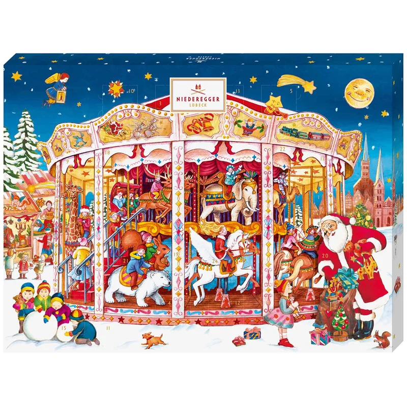 Niederegger Adventskalender Karussell 500g