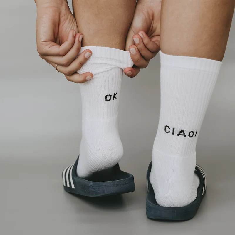 Eulenschnitt Socken Ok Ciao! Größe 43-46