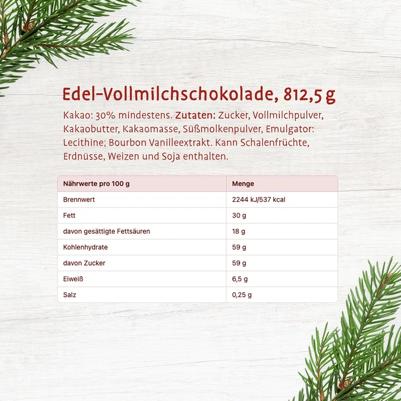 Riegelein Massiv-Weihnachtsmann groß 812,5g
