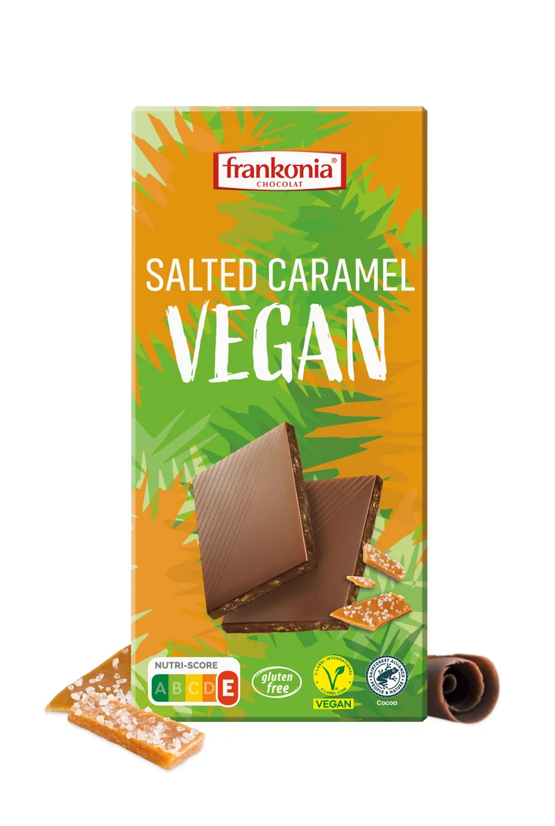 Frankonia Salted Caramel Vegan Kakaotafel 100g