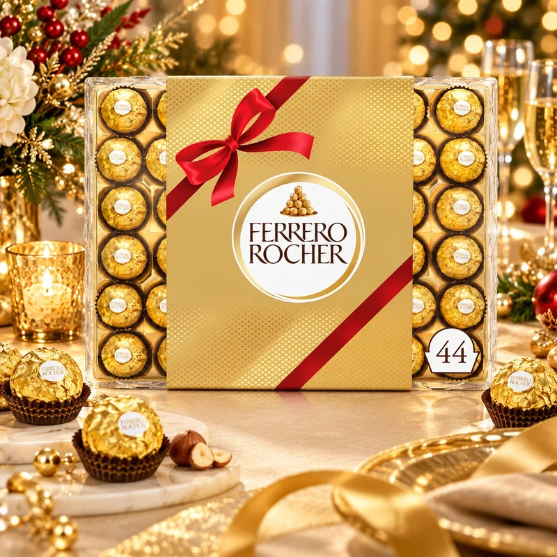 Ferrero Rocher Pralinen Geschenkbox 44er