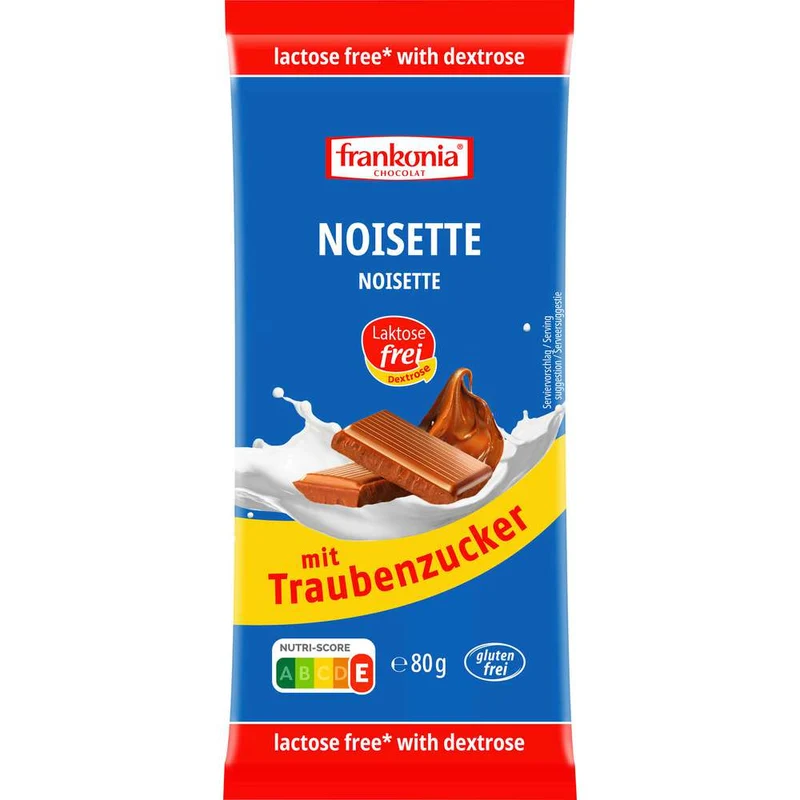 Frankonia Dextrose Noisette Schokolade 80g