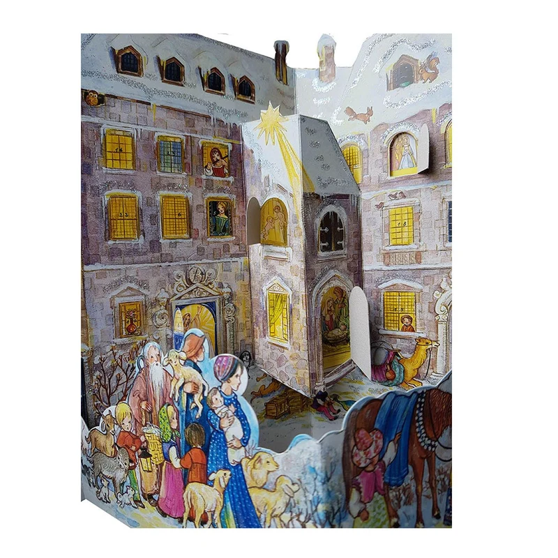 Standing Advent calendar “At the Castle”