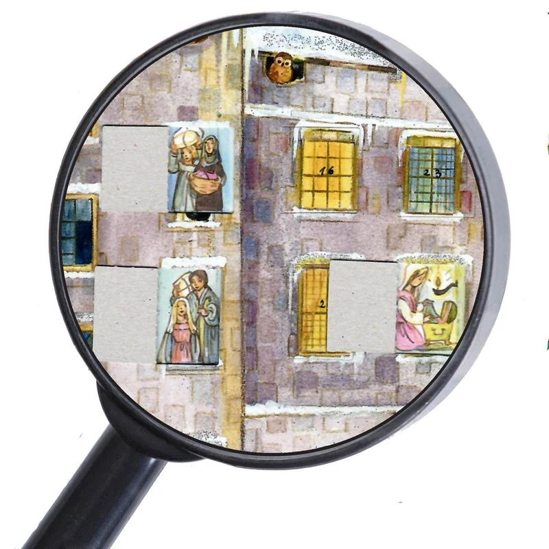Standing Advent calendar “At the Castle”