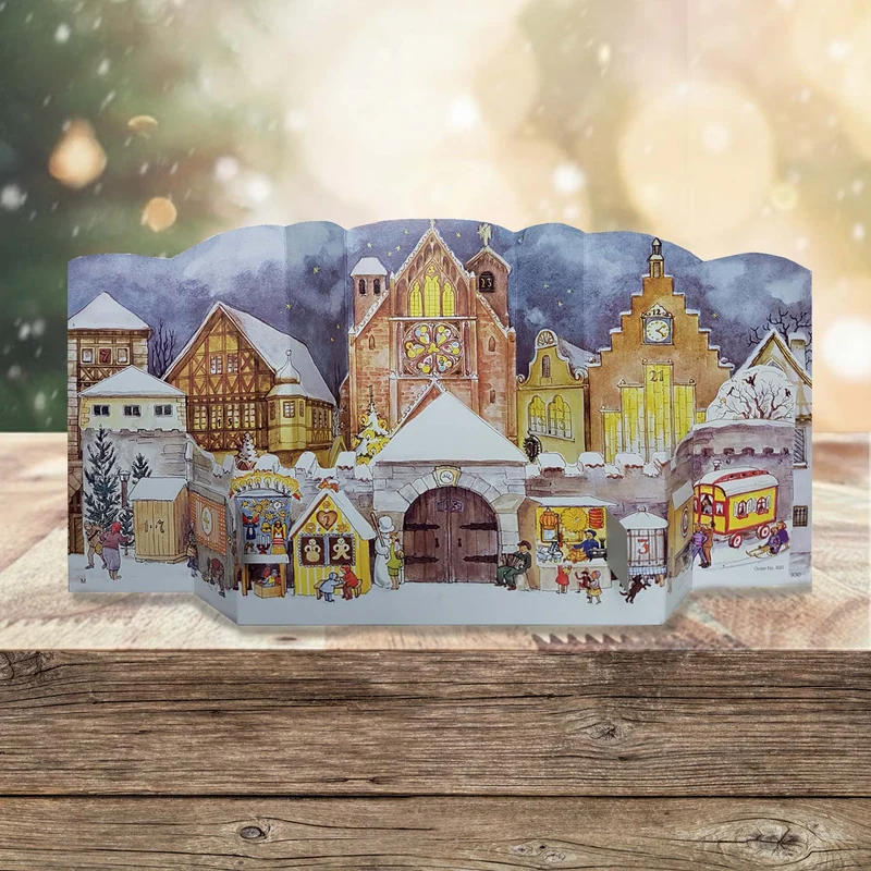 Standing Advent calendar “Cathedral Square”