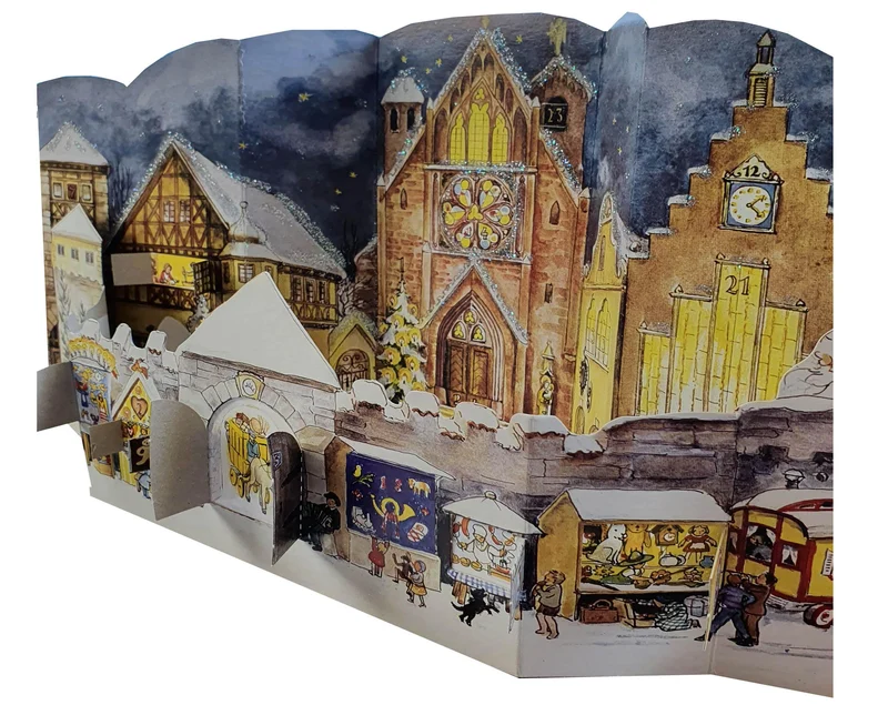 Standing Advent calendar “Cathedral Square”