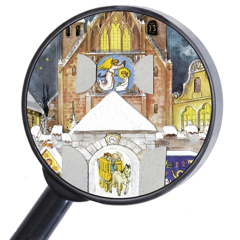 Standing Advent calendar “Cathedral Square”