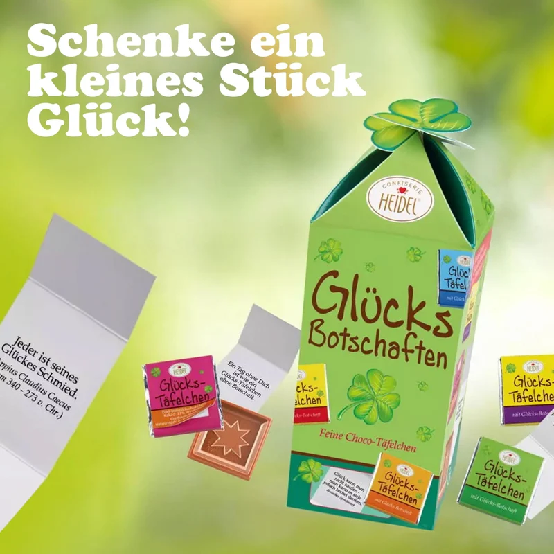 Heidel Glücksbotschaften 75g