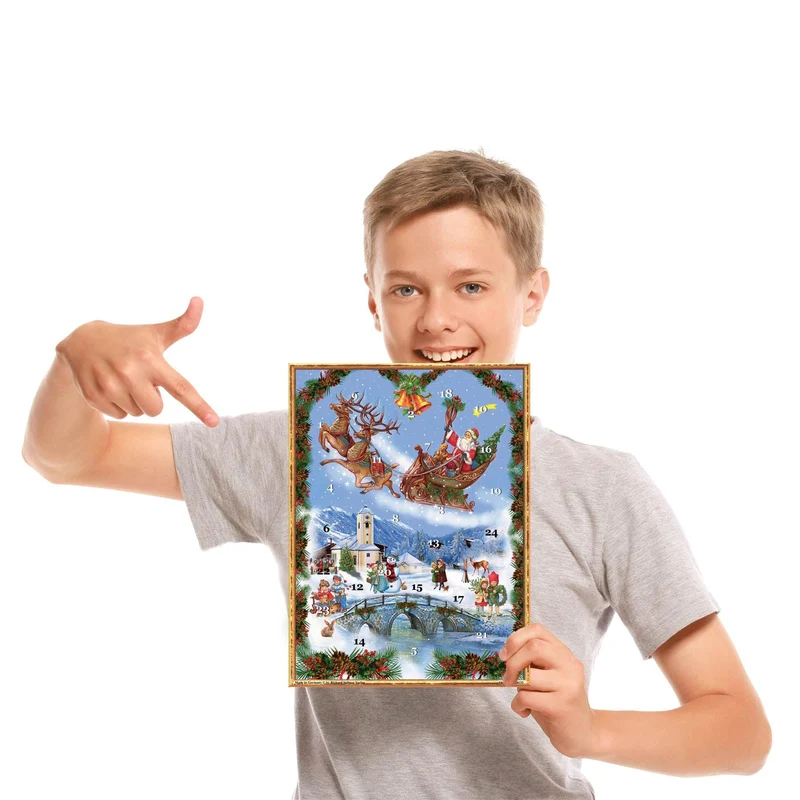 Advent calendar “Santa Claus in His Sleigh”