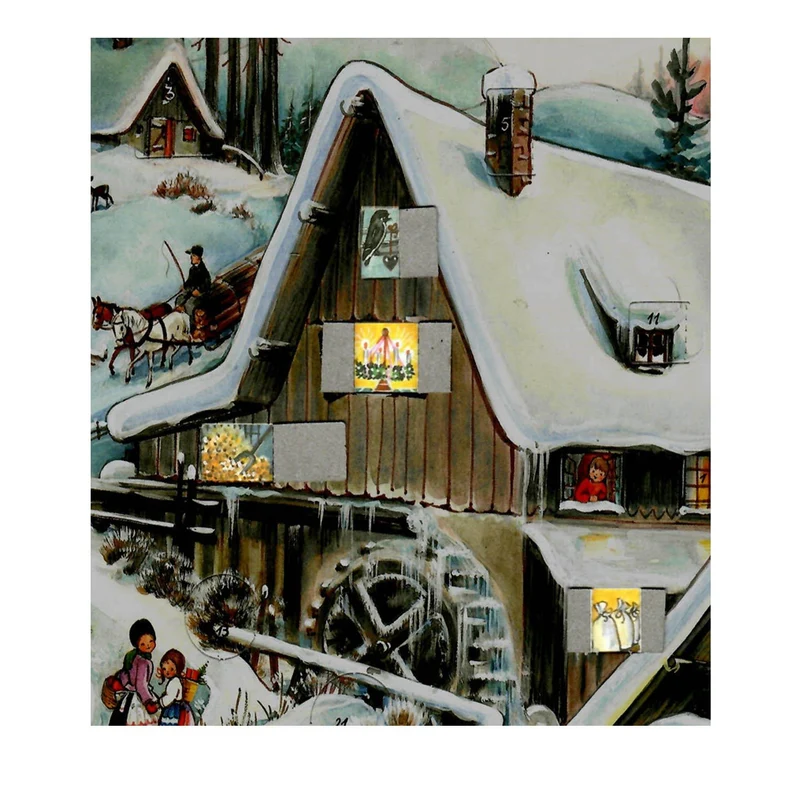 A4 Advent calendar “By the Mill”