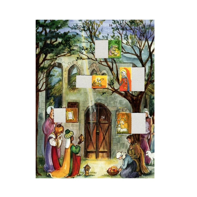 A4 Advent calendar “Bethlehem Stable”